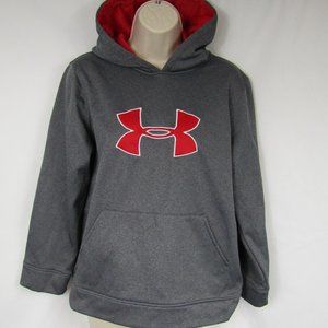 Under Armour | Youth Extra Large | Hoodie | Red & Gray